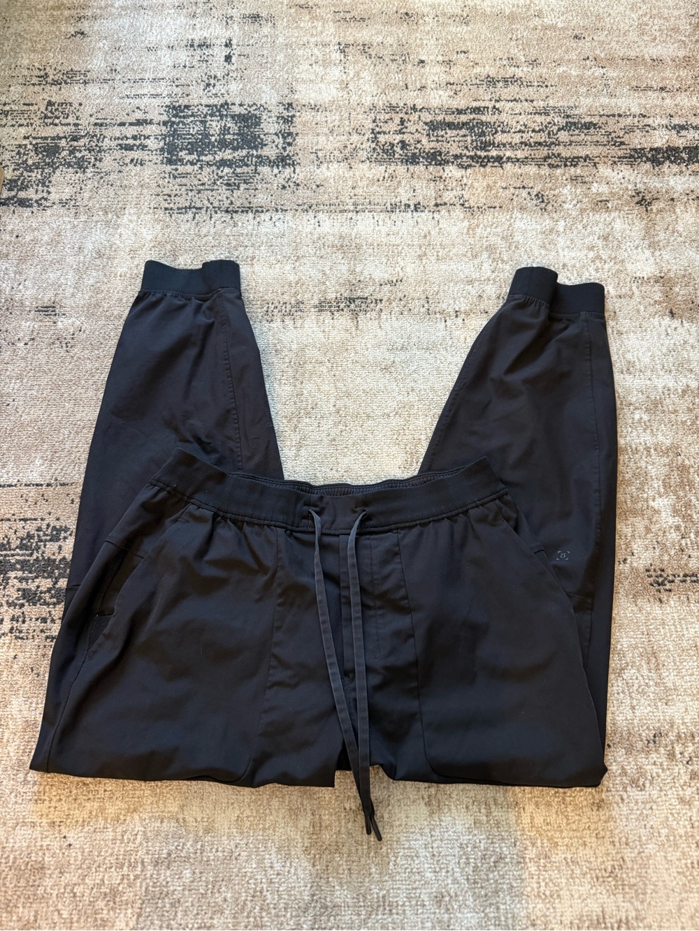 Lululemon Black Drawstring Jogger Pants